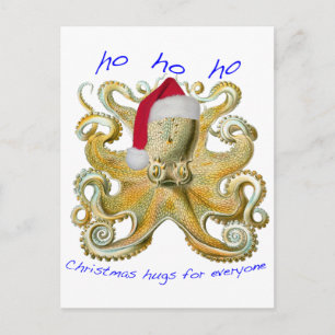 Oktopus Postkarte