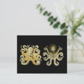 Oktopus Postkarte (Stehend Vorderseite)