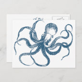 Oktopus-Postkarte Postkarte (Vorne/Hinten)
