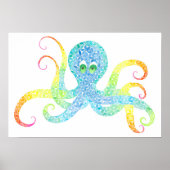 Oktopus Print Poster (Vorne)