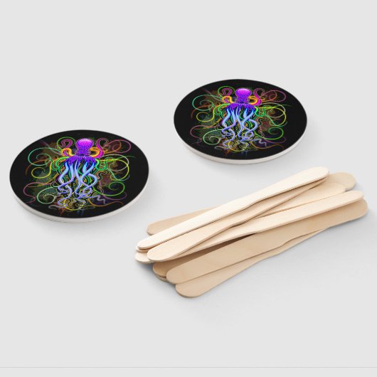 Oktopus Psychedelische Lumineszenz Fächer (Non-assembled)