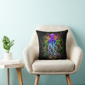 Oktopus Psychedelische Lumineszenz Kissen (Stuhl )