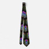 Oktopus Psychedelische Lumineszenz Krawatte (Rückseite)