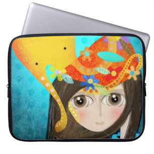 Oktopus-Puppe Aqua Ghotic Hülle Laptopschutzhülle
