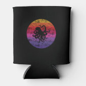 Oktopus Retro Dosenkühler (Vorderseite)