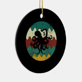 Oktopus Retro Keramik Ornament (Rechts)