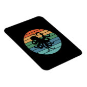 Oktopus Retro Magnet (Rechte Seite)