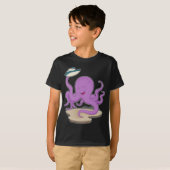 Oktopus Schatztruhe T-Shirt (Vorne ganz)