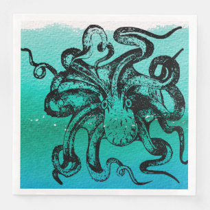 Oktopus Serviette
