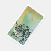 Oktopus Serviette (Ecke)