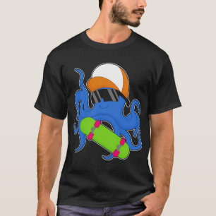 Oktopus Skater Skateboard Sport T-Shirt