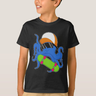 Oktopus Skater Skateboard Sport T-Shirt