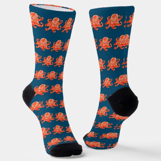 Oktopus Socken (Gewinkelt)