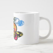 Oktopus Spaß Jumbo-Tasse (Rechts)