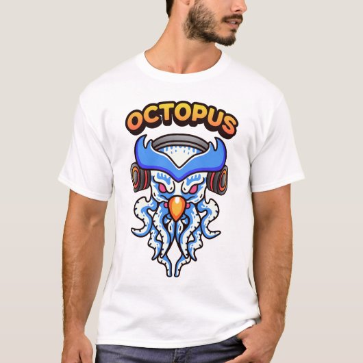 Oktopus T-Shirt (Vorderseite)