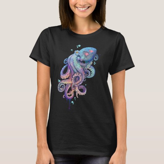 Oktopus T-Shirt (Vorderseite)