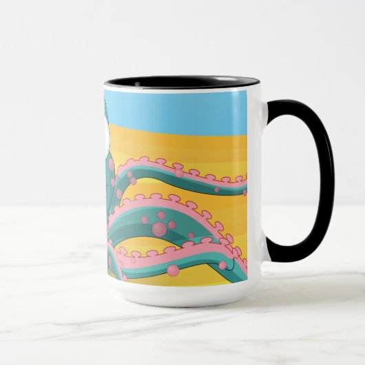 Oktopus Tasse (Rechts)
