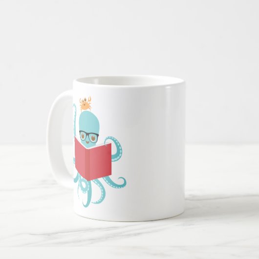 Oktopus-Tasse Kaffeetasse (Vorderseite Links)