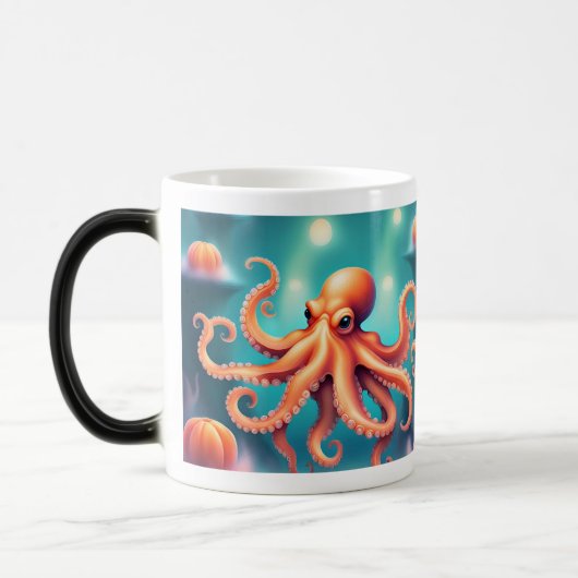 Oktopus-Tasse Verwandlungstasse (Links)