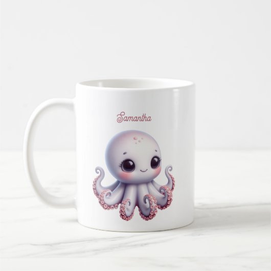 Oktopus-Tassen Kaffeetasse (Links)