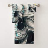 Oktopus-Tentakel Badhandtuch Set (Insitu)