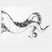 Oktopus-Tentakel-Decke Fleecedecke (Vorderseite (Horizontal))