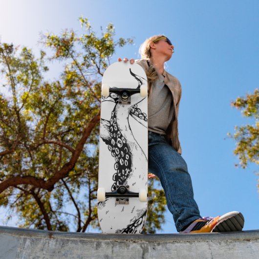 Oktopus Tentakel Skateboard (Außenbereich 1)