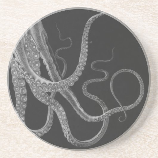 Oktopus Tentakel Triptychon Untersetzer (Vorne)