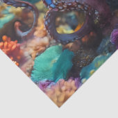 Oktopus-Tissue Seidenpapier (Ausschnitt)