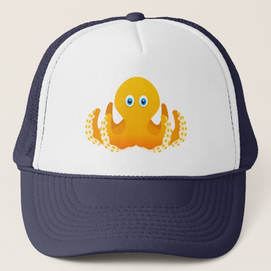 Oktopus Truckerkappe (Vorderseite)