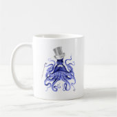 Oktopus über Stadt Kaffeetasse (Links)