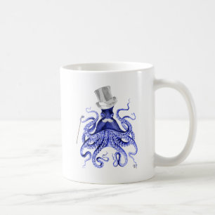 Oktopus über Stadt Kaffeetasse