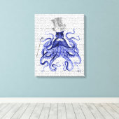 Oktopus über Stadt Leinwanddruck (Insitu (Holzboden))