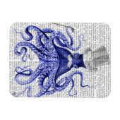 Oktopus über Stadt Magnet (Horizontal)