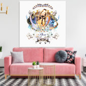 Oktopus - überzogene Canvas Leinwanddruck (Insitu (Wohnzimmer))