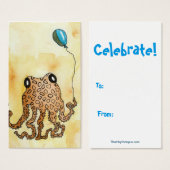 Oktopus- und BallongiftTags (Vorne & Hinten)