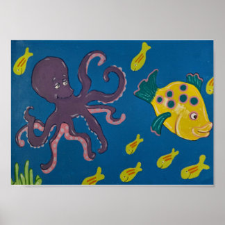 Oktopus und Freunde Poster