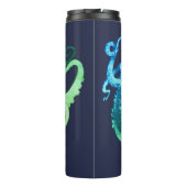 Oktopus und Name Thermosbecher (Rückseite)