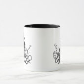Oktopus und Tauchhelm Tasse (Zentrum)
