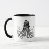 Oktopus und Tauchhelm Tasse (Links)