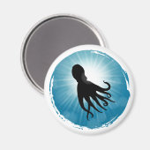 Oktopus Unterwasser Magnet (Vorderseite/Rückseite)