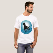 Oktopus Unterwasser T-Shirt (Vorne ganz)