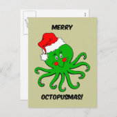 Oktopus Weihnachten (Vorne/Hinten)