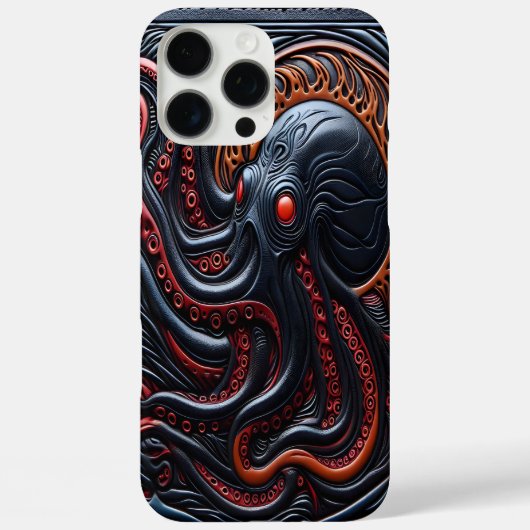 Oktopus-Wunder: Lebendige Muster Case-Mate iPhone Hülle (Rückseite)