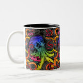 Oktopus Zweifarbige Tasse (Links)