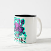 Oktopusgesteine, Oktopus Zweifarbige Tasse (VorderseiteRechts)