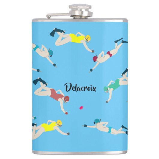 Oktopush Flachmann (Vorderseite)