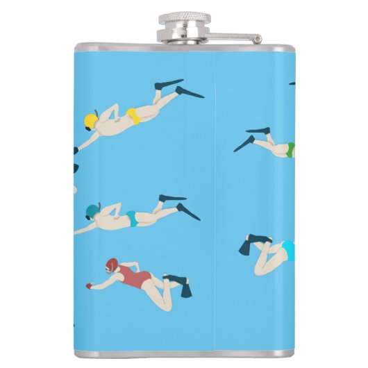 Oktopush Flachmann (Rückseite)