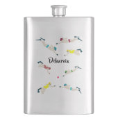 Oktopush Flachmann (Vorderseite)