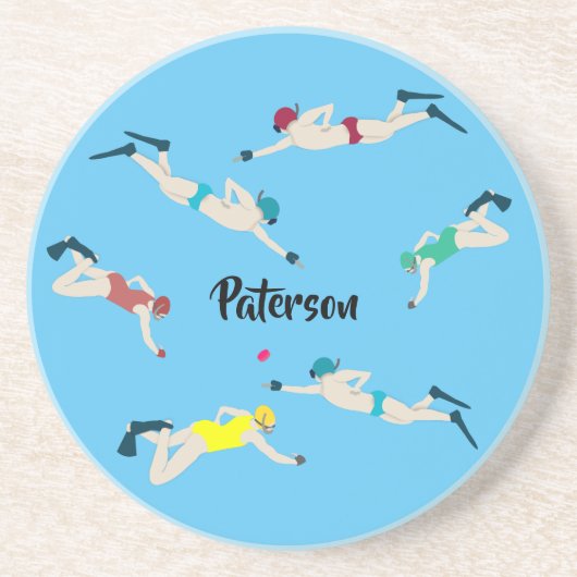 Oktopush Getränkeuntersetzer (Vorne)